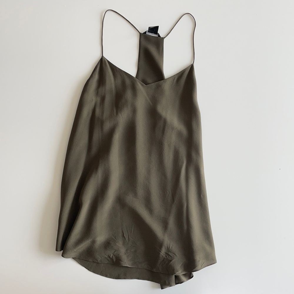 Club Monaco Green Racerback Cami